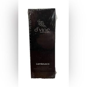 DVine Vinotherapy Lambrusco Moisturizer Lotion Formula New Rare Men Body